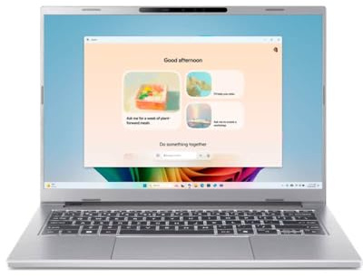 Acer Aspire 14 AI A14-53M・Intel Core Ultra 5 226V / 2.1 GHz・Win 11 Home・Arc Graphics 130V・16 GB RAM・512 GB SSD・35.6 cm (14) (NX.JNQEG.00L)