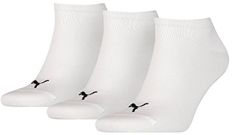 PUMA Unisex Invisible Sneaker Socken 6er Pack, Größe:39-42;Farbe:white