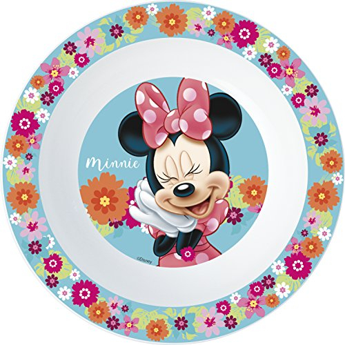 Disney Baby Minnie Ciotola per Microonde, Rose, 16.5 cm