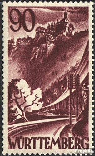 Prophila Collection Franz. Zone-Württemberg 37 postfrisch ** MNH 1948 Schloss Lichtenstein (Briefmarken für Sammler)