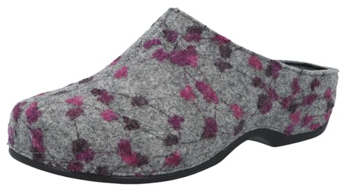 Berkemann Damen Berkoflex Clogs Filz wide Fußbett: herausnehmbar
