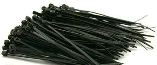 1000 Pcs Bulk Pack - 100mm x 2.5mm Black Nylon Cable TIE HIGH Quality Strong Ties Garden Tidy Zip Gardening Plant Plastic Wraps - Made in England - PENTECH Moulding CO LTD
