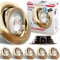 max K O M F O R T - 6x LED Einbaustrahler Ultraflach 5 Watt Bronze schwenkbar 230V Rund warmweiß Deckenstrahler Spot Deckenspot Lumira