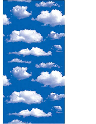 AINITAOCOM Decorative Blue Sky Contact Paper Peel and Stick Wallpaper for Walls Photo Background Kids Nursery Room Bedroom 17.7x78.7 Inches