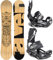 RAVEN Snowboard Set: Snowboard Solid Classic + Bindung FT360 (168cm Wide + FT360 Black XL)