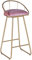 WLABCD Mode Frühstück Barhocker Bar Kinderstühle Cafe Barhocker Es Kann In Bar Eingesetzt Werden Wohnzimmer Küche Teegeschäft Einfach/Rosa / 65CM