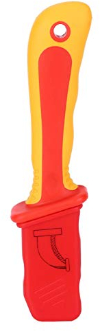 PUSOKEI Couteau de démantèlement, Outil de dénudage de Couteau à câble isolé IEC60900 1000V, Couteau d'électricien d'isolation Coupe-câble à Bande Rapide Anti-magnétique
