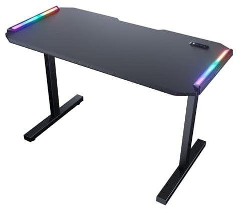 COUGAR Gaming Deimus Gaming Desk, Black, Compact