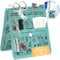 OrtoPrime Tasche krankenschwester MIT MEHR FÄCHER - Krankenschwester Tasche Organizer - Medizin Organizer Tasche für Handtasche - Stiftehalter Krankenschwester Tasche - Medizin Zubehör IDEALE GRÖßE