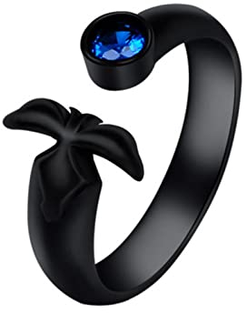 XJruixi Anime Sword Art Online Ring Kirigaya Kazuto Cosplay Adjustable Opening Unisex Rings Jewelry Prop Accessories