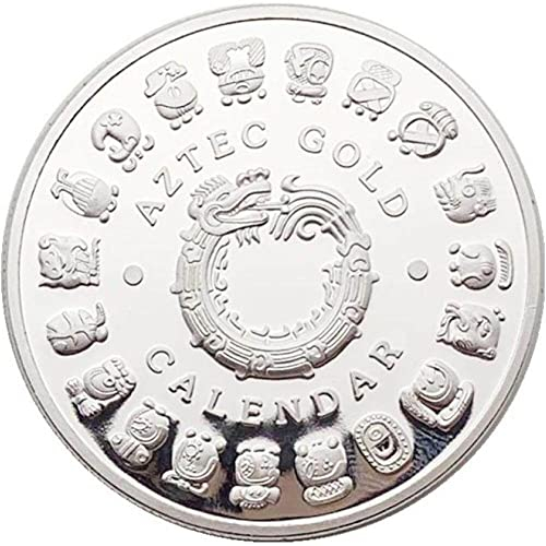 Maya Zivilisation Kalender Herausforderung Münze Indian Maya Zivilisation Silberkunst Gebet Münzen Metall Antiquitäten Festival Geschenk