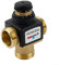 Vanne en laiton, DN25 Mitigeur thermostatique 3 voies 35-60 °C Filetage mâle Vannes de mélange chaud et froid pour chauffe-eau solaire