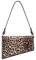 Dreieckige geometrische Unterarm-Hobo-Tasche – veganes PU-Leder, Leopard