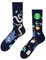 Dedoles Chaussettes Unisexe Homme Femme & Enfants beaucoup designs amusants gauche droite différent, couleur: Bleu, motif: L’heure du thé (bambou), taille: 35-38
