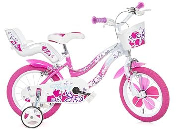 DINO BIKES Kinderfahrrad FLAPPY 14 Zoll für Kinder von 95 bis 115 cm 514-02