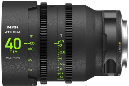 NiSi Athena 40mm T1,9 Prime Cine Objektiv für Leica/Sigma/Lumix L-Mount
