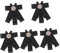 WRITWAA 5st Professioneller Blumenstrauß Verzierungen Kleid Dekorationen Bogen Reize Schleifen Für Schuhe Frauen Schleifenclips Für Schuhe Verschönert Schleife Schuhclips Krawatten Stoff