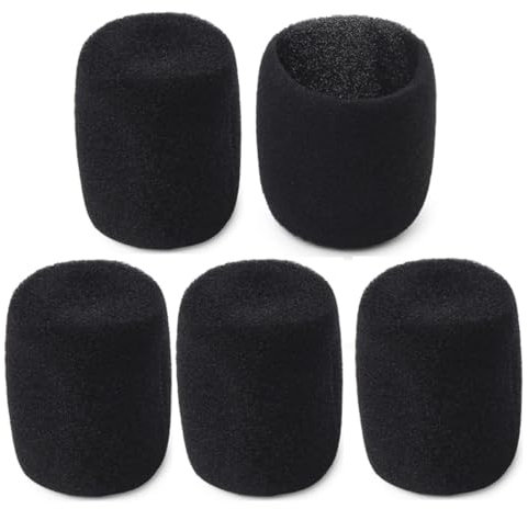 Replacement Inner Microphone Windscreen foam Cover for Shure BETA 87A BETA 87C Vocal Microphone, 5 Pack