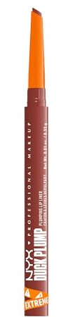 NYX Professional Makeup Lippenkonturenstift für natürlich aufgepolsterte Lippen und Sofort-Effekt, Mit Capsicum und Ingwer, Duck Plump Plumping Lip Liner, Farbton: 07 Swollen Spice