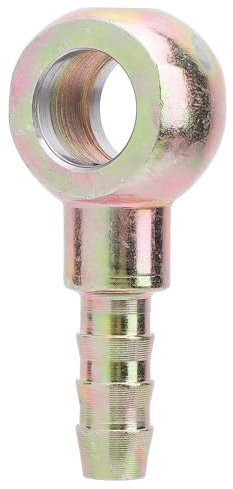 7/16-Zoll-Banjo-Verschraubungen mit 8 Mm Widerhaken, Edelstahl-Banjo-Schlauchtüllen-Schraubenbeschläge, Stark Belastbarer Banjo-Schlauchtüllen-Adapter-Anschluss