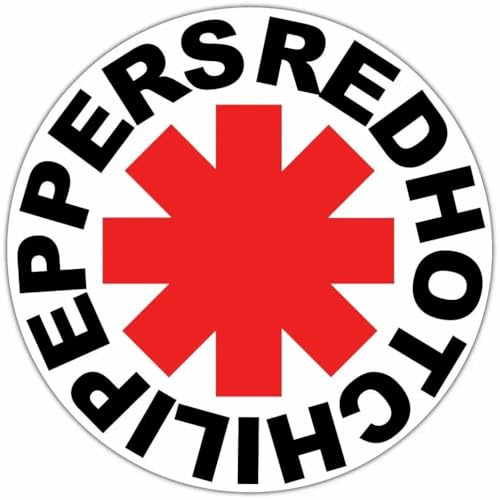 CHSLO Auto Aufkleber Lustig Chili Rhcp Rock Musik Motorrad Aufkleber Zubehör Aufkleber Außenteile Stilvoll PVC
