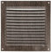 Amig - Rejilla Cuadrada de Aluminio - Rejillas de Ventilación para Salida de Aire - Ideal para Techo de Cocina y Baño - Medidas 150 X 150 MM - Color Marrón