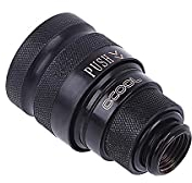 Alphacool 17441 Eiszapfen Schnellverschluss Kupplung G1/4 AG - Deep Black Wasserkühlung Anschlüsse