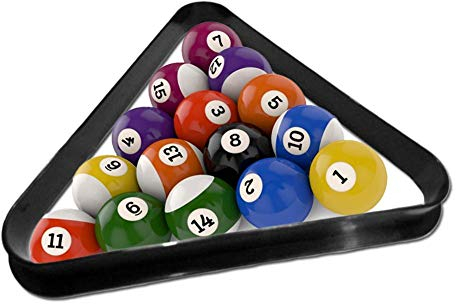 Rainai - Palla da Biliardo, treppiedi, Triangolo indistruttibile in plastica, con Triangolo Arrotondato