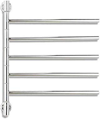 Towel Radiators Bathroom Wall Towel Rack, Towel Rack Mirror Polished Finish Towel Holder Shelf Bathroom Storage Rack, 55.5 * 64cm
