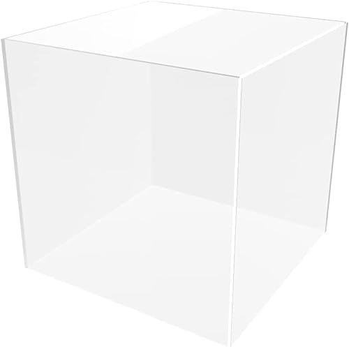 nattmann Ausstellungshaube aus Acrylglas PLEXIGLAS ® klar - Haube Vitrine Galerie Museum Wohnraum (40 x 5 x 40 cm)