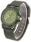 Brrnoo Militär Uhr Herren Sportuhr, Armbanduhr Herren Digitale Sportuhr, Outdoor Tactical Watch Elektronische Analoge Runde Uhren Haltbares Nylonband für Den Täglichen Gebrauch Geeignet(Grün)
