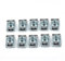 Clip Mutter,iSpchen 10 Stück M8 U Clips Schraube Mutter Clips Metall U Typ Clip Platte Befestigungsclips Schraubenmuttern U Clip Selbstschneidende Schrauben U Typ Clips Verschluss Auto Motorrad