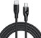 VOLTME Cavo USB C USB C(2.0) 1,8m Nero, Cavo USB Type-C Ricarica Rapida Silicone Morbido 480 Mbps Cavo Tipo C 3A per Samsung Galaxy S22/S21/Note, Macbook Air/Pro, iPad Pro, Pixel, Huawei, Switch