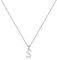 TINGN Silber Buchstaben Kette Mädchen, Hypoallergene Halskette Damen Silber Kette mit Buchstaben S Kettenanhänger Halskette Damen Schmuck Weihnachten Muttertag Geburtstags Geschenk für Mädchen Frauen