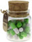 INFMETRY Cute Capsules in a Glass Bottle Lovely Pill Notes Valentines Day Gifts for Her Him Boyfriend Girlfriend Mom Birthday Anniversary Couples Gifts For Women Men (25pcs Green)