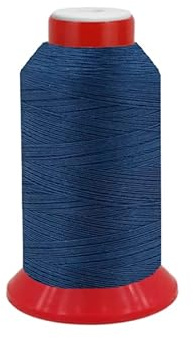fuwi HT Ledergarn Stärke 20 - Sattlergarn & Jeansgarn extra stark - hochfest, UV-beständig, 9.300 cN, Zwirn 0,5 mm, Nadel Nm 140-160 für Industriemaschinen, 500 Meter (0084 Yankees Blau)