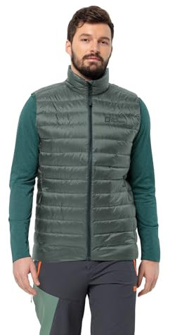 Jack Wolfskin Pilvi Down Vest M, Hedge Green, XL