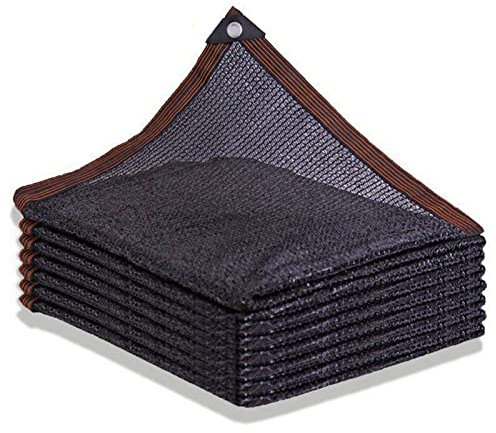 Tissus Pare-Soleil Voiles d'ombrage Protection UV noir soleil voile plantes succulentes Protection couverture maison abris soleil 90% ombrage jardin serre pare-soleil filet RéSistant Aux UV Schirmstof
