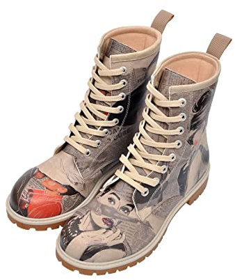 DOGO Long Boots - Go Back to Being Yourself - Vegane Damen Boots und Nachhaltige und Bunte Stiefeletten - Trendige Bequeme Stiefel für Damen