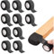 10 Rollen Stuhlbeinschoner, Filzgleiter Selbstklebend, Möbelgleiter Stuhlbein Bodenschoner für Stühle von Geräusche und Kratzer Beseitigen, Klebefilz Schwarz für Stühle, Bodenschutz(450cm x 2.5cm)