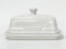 MAIA Ceramic 5.5 oz Butter Crock for Counter with Water Butter Spreader Holder for Spreadable Butter French Butter Dish with Lid Butter Keeper on Kitchen Counter Black Kitchen Décor