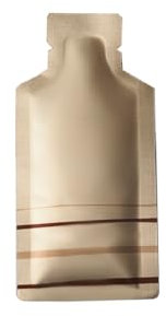 100Pcs Bottle Shape Open Top Aluminum Foil Pouch Package Bag with Tear Notch Portable Cute Bottle Shape Food Preservation Smell Proof Packaging Pouches (Gold, 2.9×5.1in (7.5×13cm))