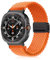 YealRed Bracelet Nylon Sport pour Samsung Galaxy Watch Ultra 47mm 2025/2024, Boucle Magnétique Bande De Remplacement, Strap de Tissés pour Galaxy Watch Ultra 47mm 2025/2024 (Orange)