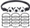 12 Stück Fußball Armbänder Kinder, Verstellbares Fußball Armband, Fussball Freundschaftsarmband Jungs, Fussball Party Fußballspiel Kindergeburtstag Mitgebsel Jungen Mädchen