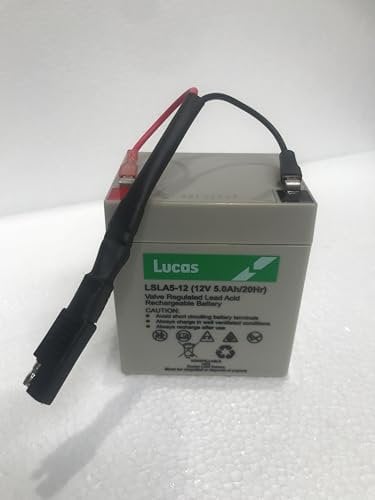 LUCAS -HY220015 Replacement, 12V Mower Battery Pack with Leads (FG20451LM)