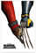 HACERR Filmposter Deadpool & Wolverine (2024), Schlafzimmerdekoration, Landschaft, Büro, Raumdekoration, Geschenk, 30 x 45 cm