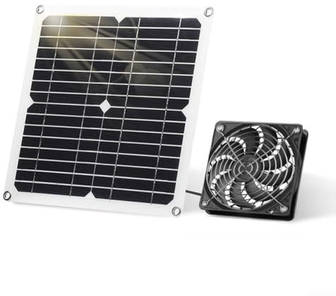 Mejora la circulación del aire con el extractor solar adecuado para invernaderos (ventilador individual)