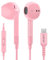 Ludos FEROX Auriculares USB C con Micrófono, Garantía de 5 años, Auriculares Tipo C con Cable para iPhone 16 15 Pro MAX Plus Samsung Galaxy S24 S23 S22 Ultra S21 FE S20 A53 A54, iPad Pro Air - Rosa