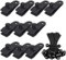 10 Pcs Tarpaulin Clips +10 Pcs Bungee Cord Ball, Shade Cloth Clips Shade Cloth Heavy Duty Lock Grip Tarp Clips Heavy Duty Lock Grip, Tarpaulin Clamps for Garden Outdoor Pool Tie Downs Canvas