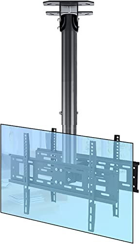 Soporte de techo para TV de 32 55 pulgadas con giro de inclinación y ajuste de altura, soporte de TV de fácil montaje